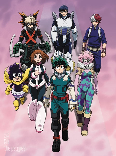 the peggies Ashiato My Hero Academia Anime Edition CD + DVD - front cover
