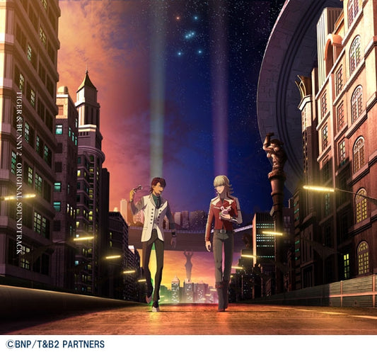 TIGER & BUNNY 2 Original Soundtrack by Yoshihiro Ike 3CD - jacket artwork 1