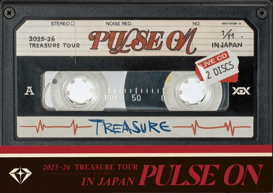 TREASURE 2025-26 PULSE ON in Japan Live two CD album cover