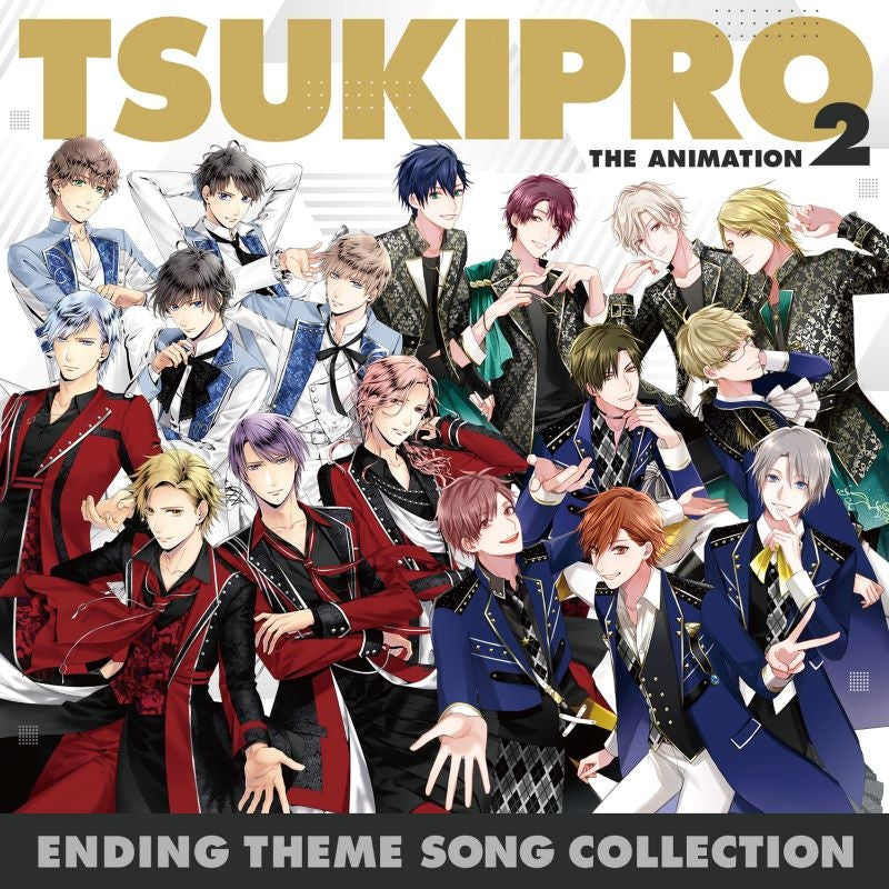 TSUKIPRO THE ANIMATION 2 Ending Theme Song Collection CD - jacket artwork 1