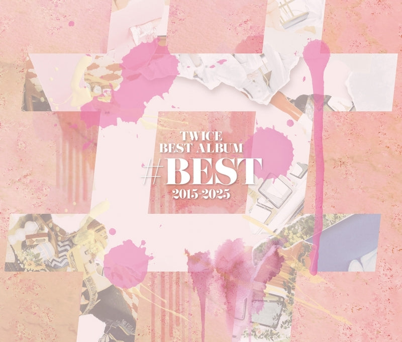 TWICE #BEST 2015-2025 standard edition four-CD album cover