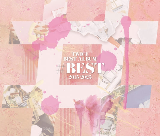 TWICE #BEST 2015-2025 standard edition four-CD album cover