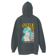 U-jin x beauty:beast x messa Facial Pullover Hoodie in Charcoal - official product photo 1