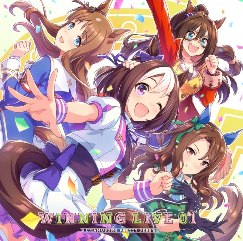Uma Musume Pretty Derby Winning Live 01 CD cover