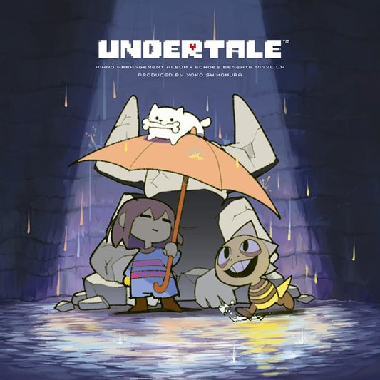 UNDERTALE Piano Arrangement Album Echoes Beneath 2LP - Temmie Chang jacket illustration