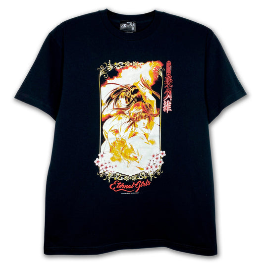 Vampire Princess Miyu x messa Miyu & Yui Eternal Girls T-Shirt in Black - official product photo 1