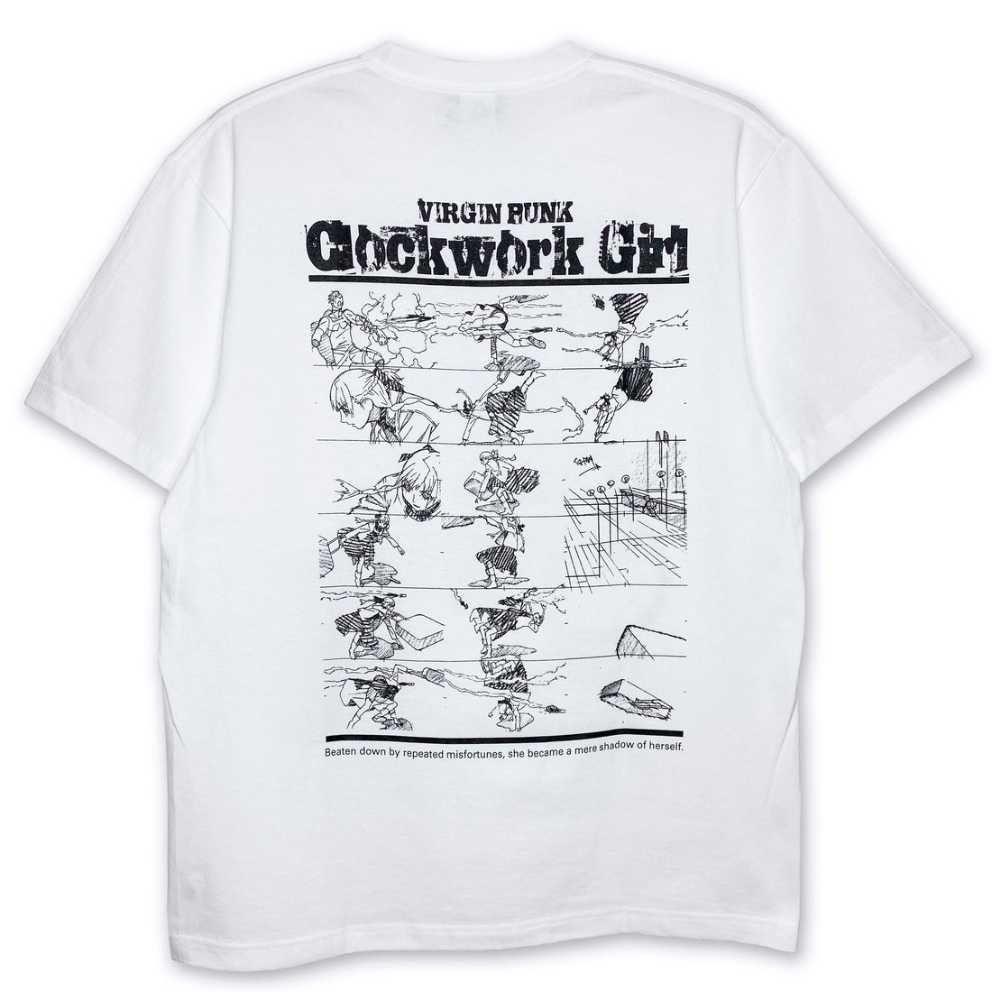 Virgin Punk x messa Storyboard T-Shirt in White - official product photo 2