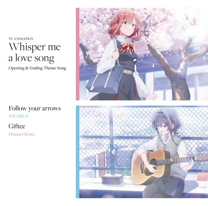 Whisper Me a Love Song Follow your arrows / Giftee CD - jacket artwork 1
