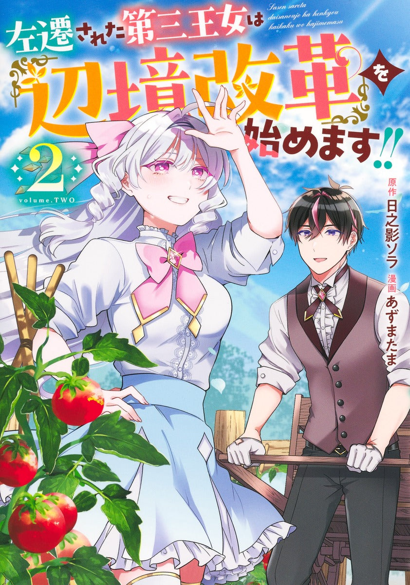 Young Jump Comics The Exiled Third Princess Begins Frontier Reform Vol. 2 - Shueisha Japanese edition, cover