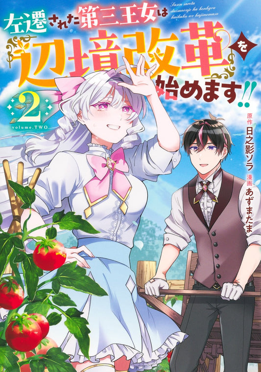 Young Jump Comics The Exiled Third Princess Begins Frontier Reform Vol. 2 - Shueisha Japanese edition, cover