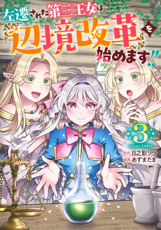 Young Jump Comics The Exiled Third Princess Begins Frontier Reform Vol. 3 - Shueisha Japanese edition, cover