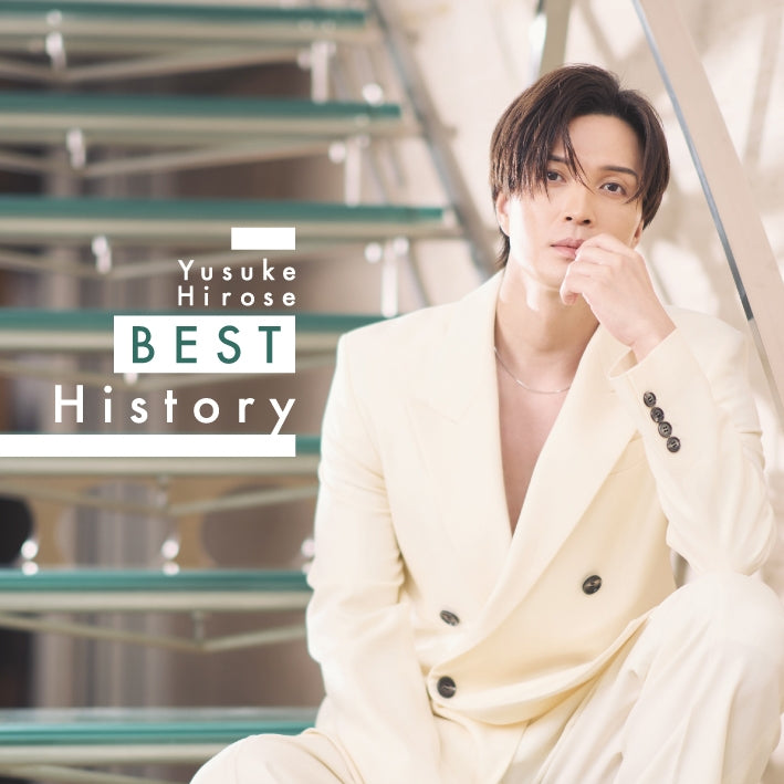 Yusuke Hirose BEST History CD cover featuring the singer